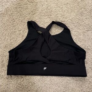Fabletics No-Bounce High Impact Sports Bra Black XL
